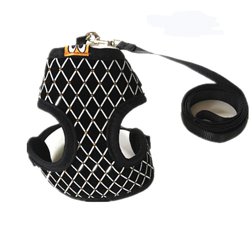 Pet Comfort Harness: Breathable Nylon Vest For Small And Medium Dogs And Cats-0
